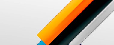 Çok renkli satır arkaplanı. İş veya teknoloji sunumları, İnternet posterleri veya web broşürü kapakları için tasarım şablonu