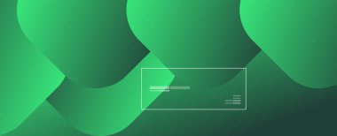 Kare şekiller geometrik soyut arkaplan. Üç boyutlu gölge efektleri ve sıvı eğimleri. Modern çakışma biçimleri