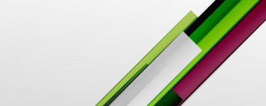 Çok renkli satır arkaplanı. İş veya teknoloji sunumları, İnternet posterleri veya web broşürü kapakları için tasarım şablonu