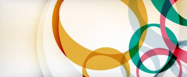 Çember geometrik şekiller, o harf tekrarlayan duvar kağıtları. İş veya teknoloji sunumları, İnternet posterleri veya web broşürü kapakları için soyut arkaplan