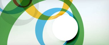 Çember geometrik şekiller, o harf tekrarlayan duvar kağıtları. İş veya teknoloji sunumları, İnternet posterleri veya web broşürü kapakları için soyut arkaplan