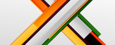 İş veya teknoloji sunumu, İnternet posteri veya web broşürü kapağı, duvar kağıdı kapağı için renk soyut geometrik arkaplan