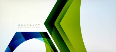 Şeffaf altıgenler geometrik şekiller soyut arkaplan