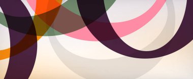 Çember geometrik şekiller, o harf tekrarlayan duvar kağıtları. İş veya teknoloji sunumları, İnternet posterleri veya web broşürü kapakları için soyut arkaplan