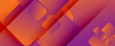 Kare şekiller geometrik soyut arkaplan. Üç boyutlu gölge efektleri ve sıvı eğimleri. Modern çakışma biçimleri