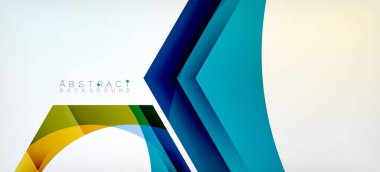 Şeffaf altıgenler geometrik şekiller soyut arkaplan