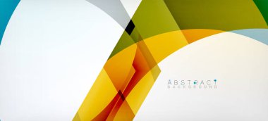 Şeffaf altıgenler geometrik şekiller soyut arkaplan