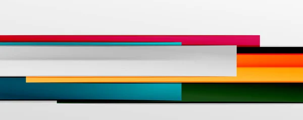 Kleur abstracte lijnen trendy geometrische achtergrond voor zakelijke of technologische presentatie, internet poster of web brochure cover, behang — Stockvector