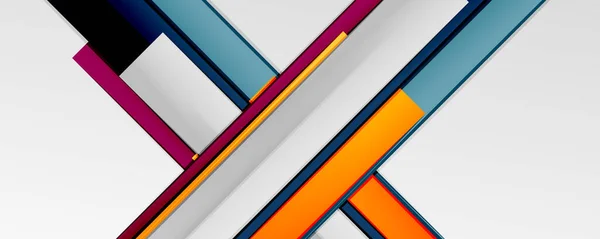 Цветные абстрактные линии модный геометрический фон для презентации бизнеса или технологии, интернет-плакат или веб-обложка брошюры, обои — стоковый вектор