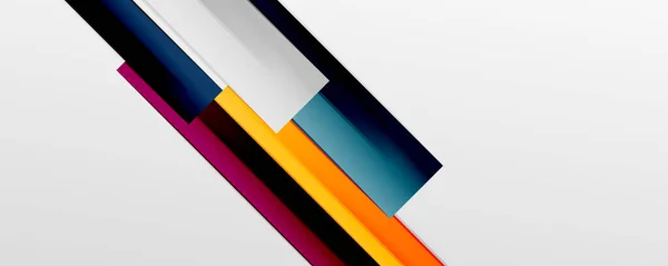 Färg abstrakta linjer trendig geometrisk bakgrund för företag eller teknik presentation, internet affisch eller webb broschyr omslag, tapet — Stock vektor