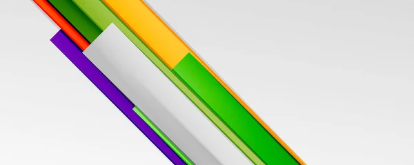 Linhas de fundo multicoloridas. Modelo de design para apresentações de negócios ou tecnologia, cartazes de internet ou capas de brochura web — Vetor de Stock