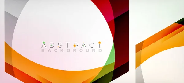 Vektor-Farbsechsecke geometrische abstrakte Hintergrund — Stockvektor