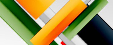 İş veya teknoloji sunumu, İnternet posteri veya web broşürü kapağı, duvar kağıdı kapağı için renk soyut geometrik arkaplan