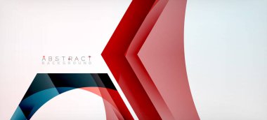 Şeffaf altıgenler geometrik şekiller soyut arkaplan