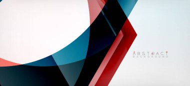 Şeffaf altıgenler geometrik şekiller soyut arkaplan