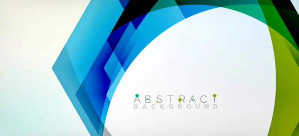 Vector kleur zeshoeken geometrische abstracte achtergrond — Stockvector