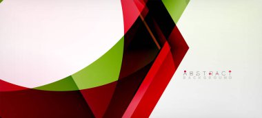 Şeffaf altıgenler geometrik şekiller soyut arkaplan