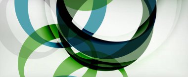 Çember geometrik şekiller, o harf tekrarlayan duvar kağıtları. İş veya teknoloji sunumları, İnternet posterleri veya web broşürü kapakları için soyut arkaplan