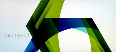 Şeffaf altıgenler geometrik şekiller soyut arkaplan