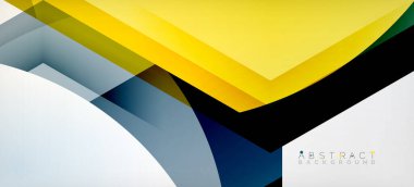 Şeffaf altıgenler geometrik şekiller soyut arkaplan