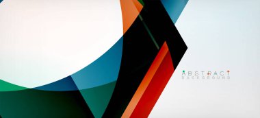 Vektör renk altıgenler geometrik soyut arkaplan