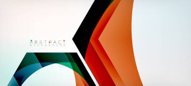 Vektör renk altıgenler geometrik soyut arkaplan