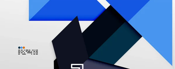 Glänzende Farbdreiecke und geometrische Formen Vektor abstrakten Hintergrund — Stockvektor