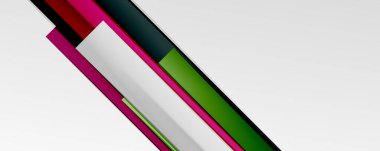 Çok renkli satır arkaplanı. İş veya teknoloji sunumları, İnternet posterleri veya web broşürü kapakları için tasarım şablonu