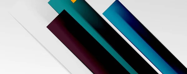 Fond de lignes multicolores. Modèle de conception pour les présentations commerciales ou technologiques, les affiches sur Internet ou les couvertures de brochures Web — Image vectorielle