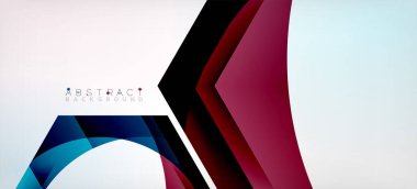 Vektör renk altıgenler geometrik soyut arkaplan