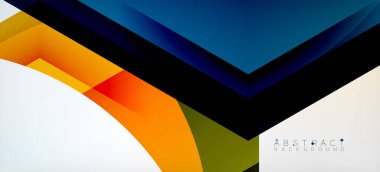 Şeffaf altıgenler geometrik şekiller soyut arkaplan