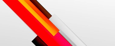 İş veya teknoloji sunumu, İnternet posteri veya web broşürü kapağı, duvar kağıdı kapağı için renk soyut geometrik arkaplan