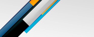 Çok renkli satır arkaplanı. İş veya teknoloji sunumları, İnternet posterleri veya web broşürü kapakları için tasarım şablonu