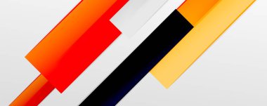 Çok renkli satır arkaplanı. İş veya teknoloji sunumları, İnternet posterleri veya web broşürü kapakları için tasarım şablonu