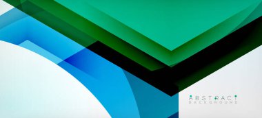 Şeffaf altıgenler geometrik şekiller soyut arkaplan