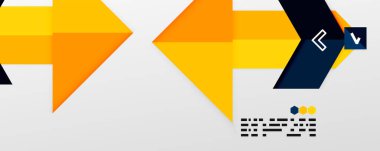 Parlak renk üçgenleri ve geometrik şekiller vektör soyut arkaplan