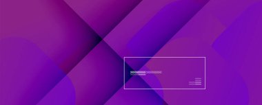 Kare şekiller geometrik soyut arkaplan. Üç boyutlu gölge efektleri ve sıvı eğimleri. Modern çakışma biçimleri