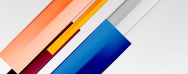 Çok renkli satır arkaplanı. İş veya teknoloji sunumları, İnternet posterleri veya web broşürü kapakları için tasarım şablonu