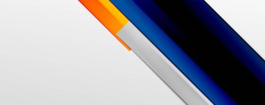 İş veya teknoloji sunumu, İnternet posteri veya web broşürü kapağı, duvar kağıdı kapağı için renk soyut geometrik arkaplan