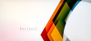 Şeffaf altıgenler geometrik şekiller soyut arkaplan