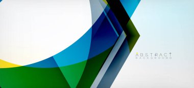 Şeffaf altıgenler geometrik şekiller soyut arkaplan