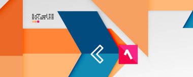 Parlak renk üçgenleri ve geometrik şekiller vektör soyut arkaplan