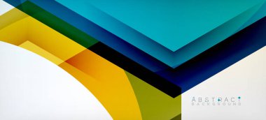 Vektör renk altıgenler geometrik soyut arkaplan