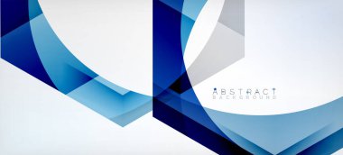 Şeffaf altıgenler geometrik şekiller soyut arkaplan