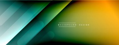 Dinamik çizgiler soyut arkaplan. Üç boyutlu gölge efektleri ve sıvı eğimleri. Modern çakışma biçimleri