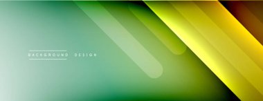 Dinamik çizgiler soyut arkaplan. Üç boyutlu gölge efektleri ve sıvı eğimleri. Modern çakışma biçimleri