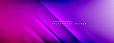 Dinamik çizgiler soyut arkaplan. Üç boyutlu gölge efektleri ve sıvı eğimleri. Modern çakışma biçimleri