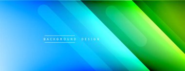 Dinamik çizgiler soyut arkaplan. Üç boyutlu gölge efektleri ve sıvı eğimleri. Modern çakışma biçimleri