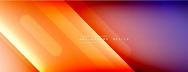 Dinamik çizgiler soyut arkaplan. Üç boyutlu gölge efektleri ve sıvı eğimleri. Modern çakışma biçimleri