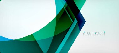 Şeffaf altıgenler geometrik şekiller soyut arkaplan